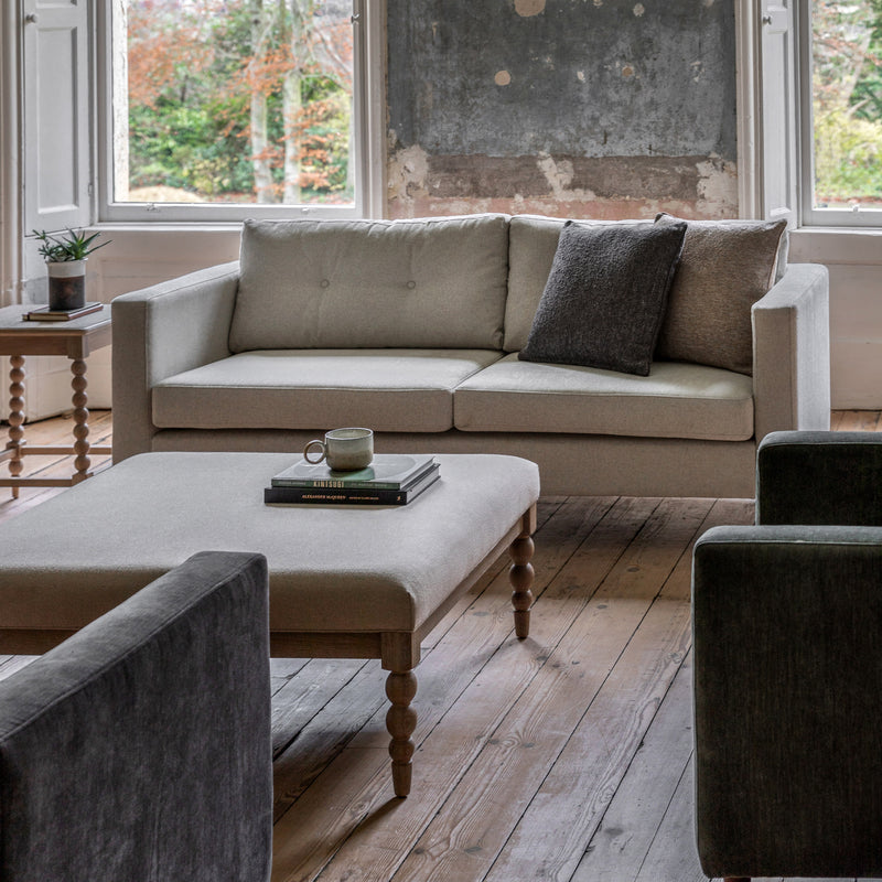 Whitwell Light Grey 3 Seater Sofa from SSS Home Needs - Living room sofa Ireland