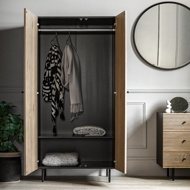 Hyland 2 Door Wardrobe from SSS Home Needs - Bedroom wardrobe Ireland