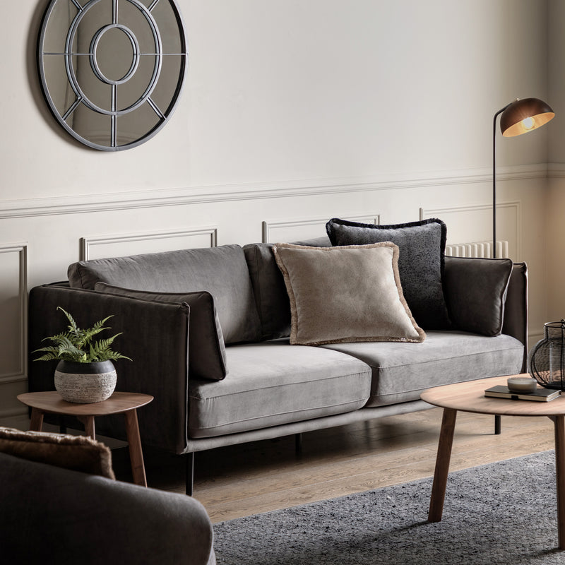 Wigmore Truffle Velvet Sofa from SSS Home Needs - Living room sofa Ireland