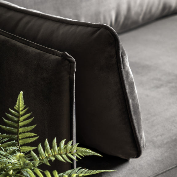 Wigmore Truffle Velvet Sofa from SSS Home Needs - Living room sofa Ireland