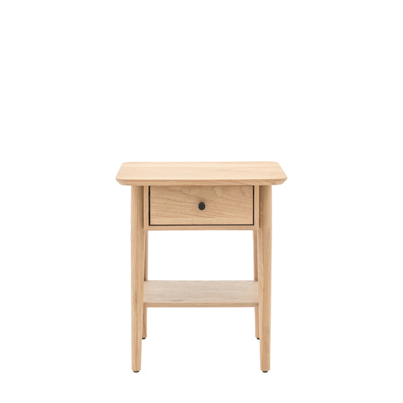 Hatfield 1 Drawer Bedside Natural from SSS Home Needs - Bedside table Ireland