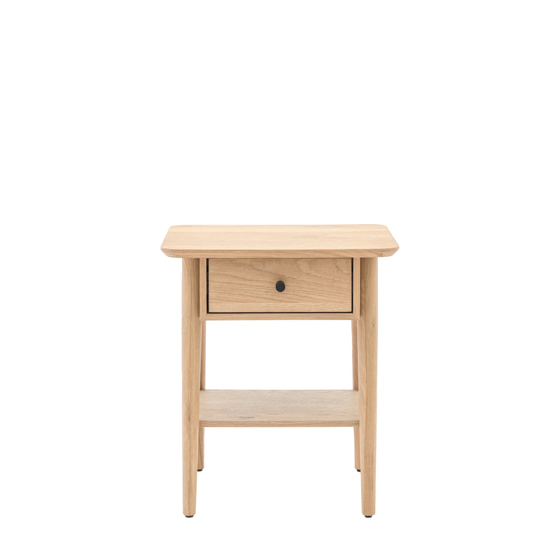 Hatfield 1 Drawer Bedside Natural from SSS Home Needs - Bedside table Ireland