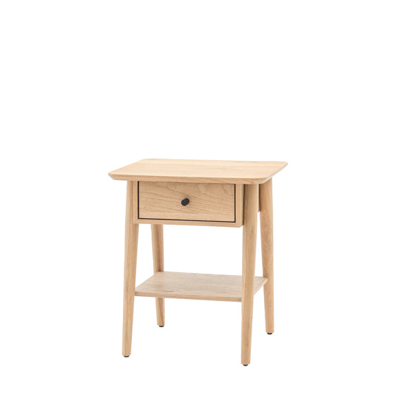 Hatfield 1 Drawer Bedside Natural from SSS Home Needs - Bedside table Ireland