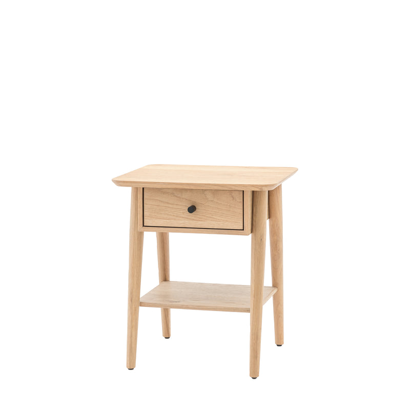 Hatfield 1 Drawer Bedside Natural from SSS Home Needs - Bedside table Ireland