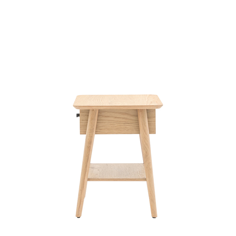 Hatfield 1 Drawer Bedside Natural from SSS Home Needs - Bedside table Ireland