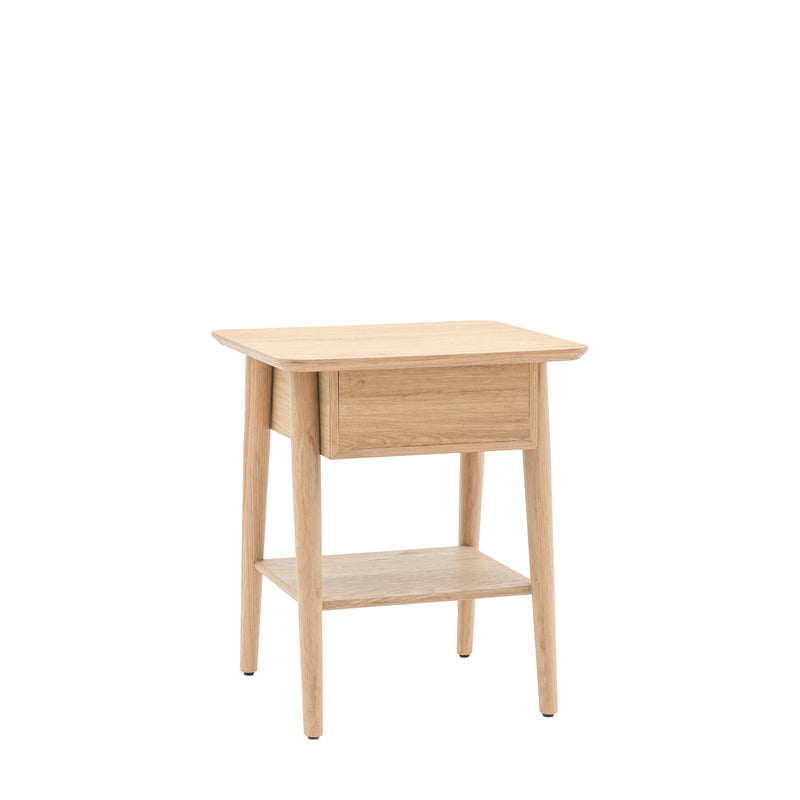 Hatfield 1 Drawer Bedside Natural from SSS Home Needs - Bedside table Ireland