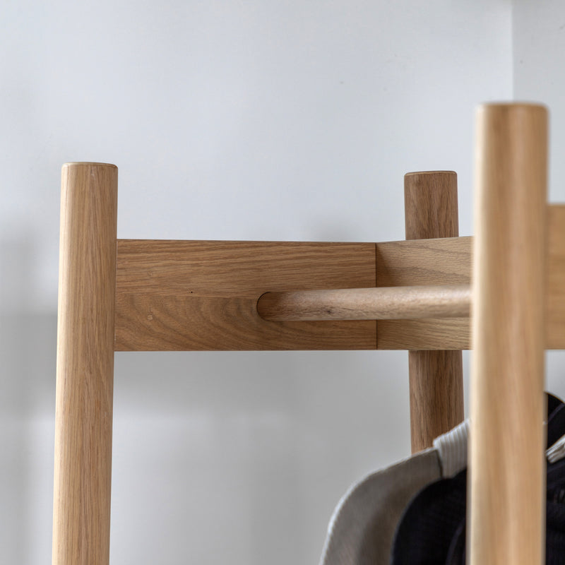 Hatfield Open Wardrobe Natural from SSS Home Needs - Bedroom wardrobe Ireland