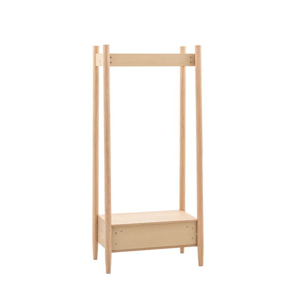 Hatfield Open Wardrobe Natural from SSS Home Needs - Bedroom wardrobe Ireland