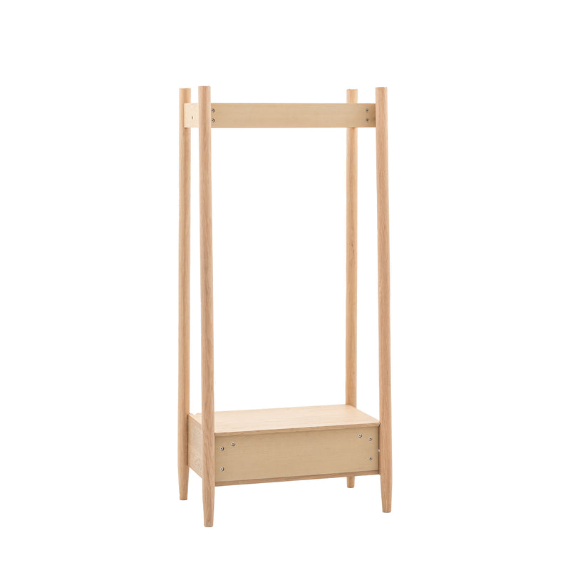 Hatfield Open Wardrobe Natural from SSS Home Needs - Bedroom wardrobe Ireland