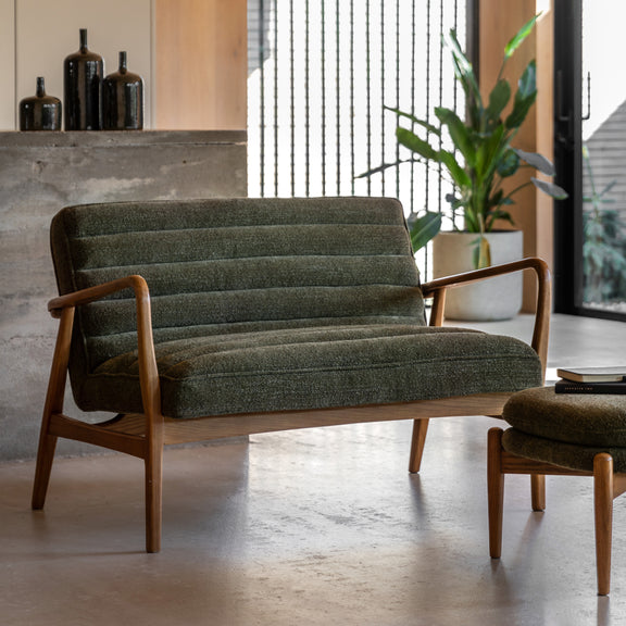 Datsun 2 Seater Green Boucle Sofa from SSS Home Needs - Living room sofa Ireland