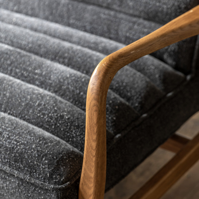 Datsun 2 Seater Charcoal Boucle Sofa from SSS Home Needs - Living room sofa Ireland