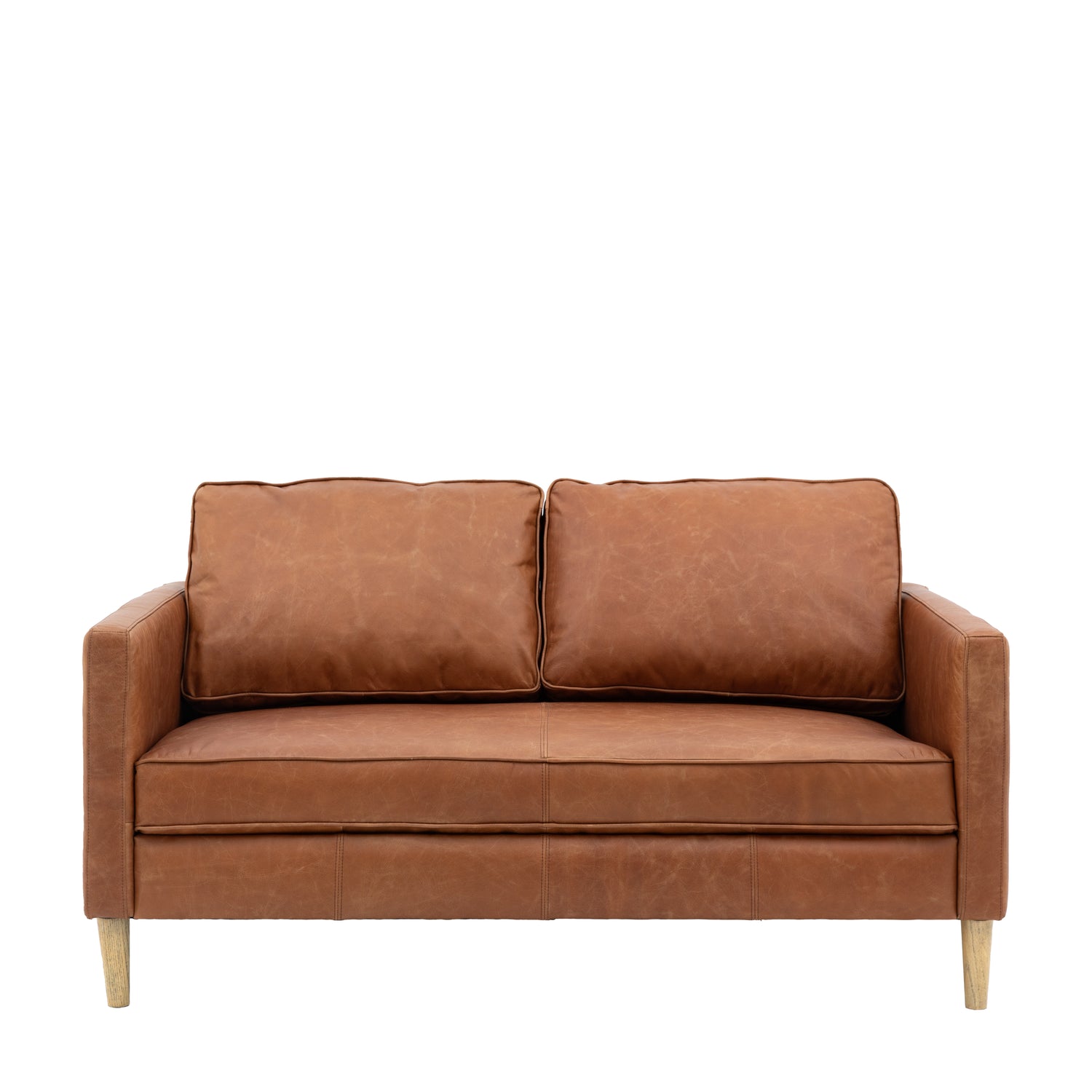 Osborne Vintage Brown Leather 2 Seater Sofa from SSS Home Needs - Living room sofa Ireland