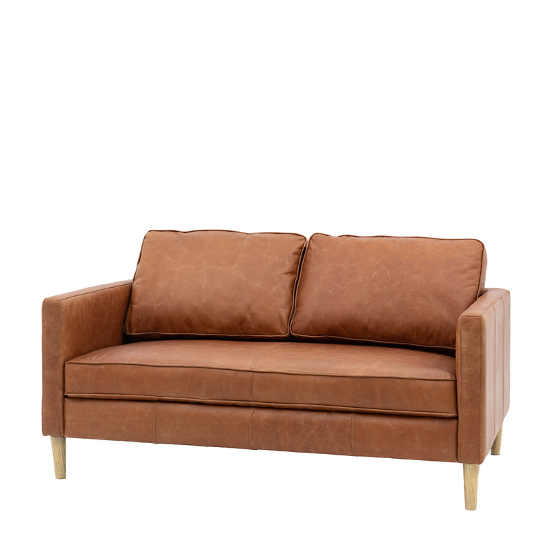 Osborne Vintage Brown Leather 2 Seater Sofa from SSS Home Needs - Living room sofa Ireland