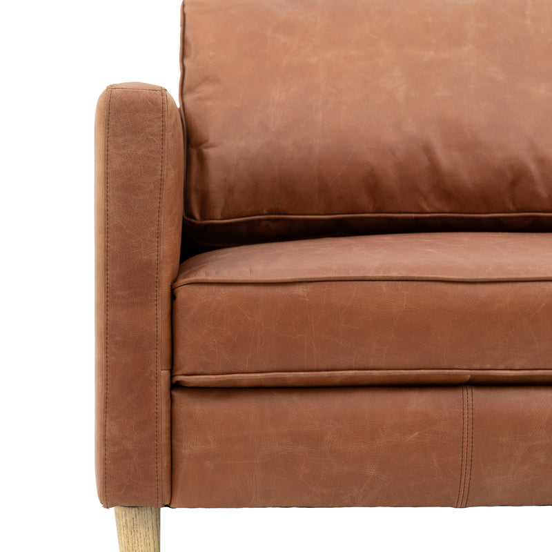 Osborne Vintage Brown Leather 2 Seater Sofa from SSS Home Needs - Living room sofa Ireland