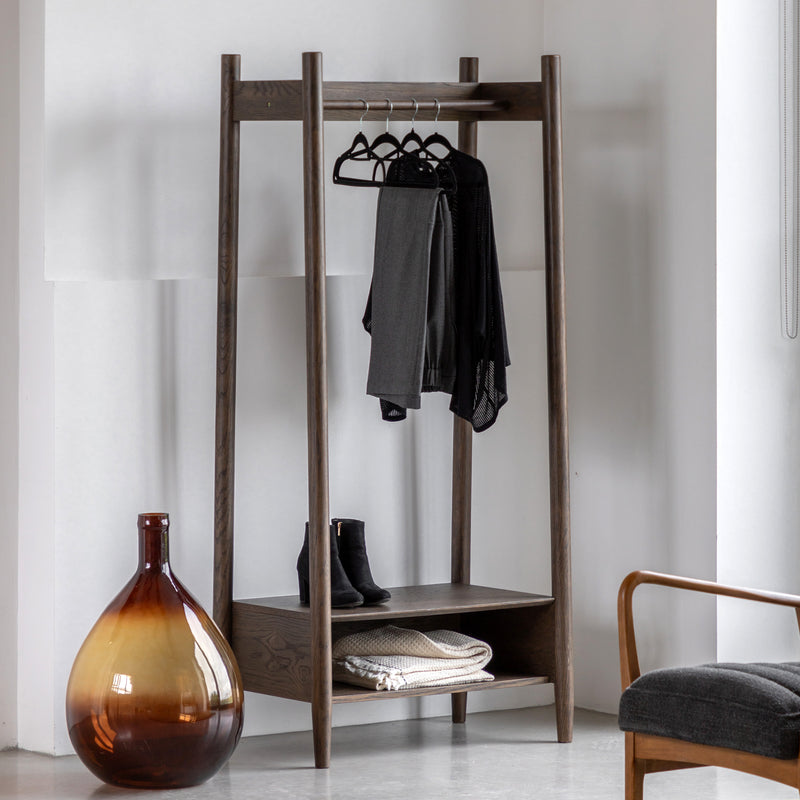 Hatfield Open Wardrobe Smoked from SSS Home Needs - Bedroom wardrobe Ireland