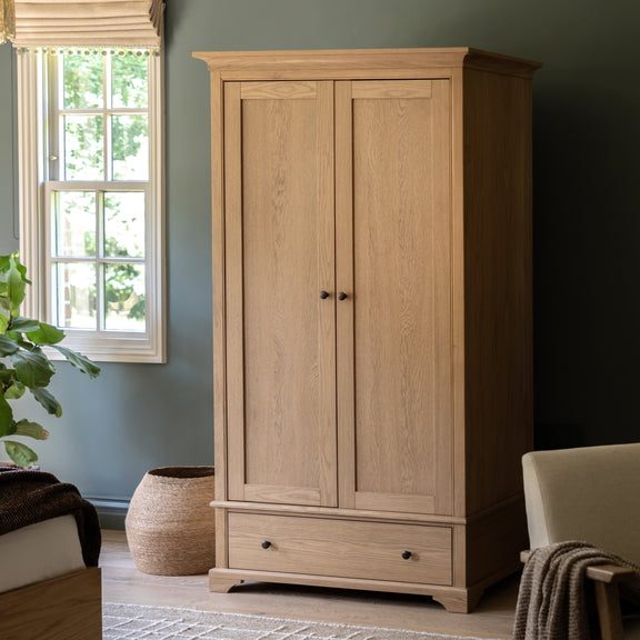 Malvern 2 Door 1 Drawer Wardrobe from SSS Home Needs - Bedroom wardrobe Ireland
