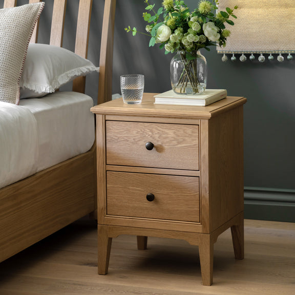 Malvern 2 Drawer Bedside from SSS Home Needs - Bedside table Ireland