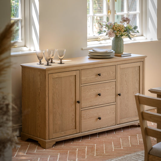 Malvern 2 Door 3 Drawer Sideboard from SSS Home Needs - Dining room storage Ireland
