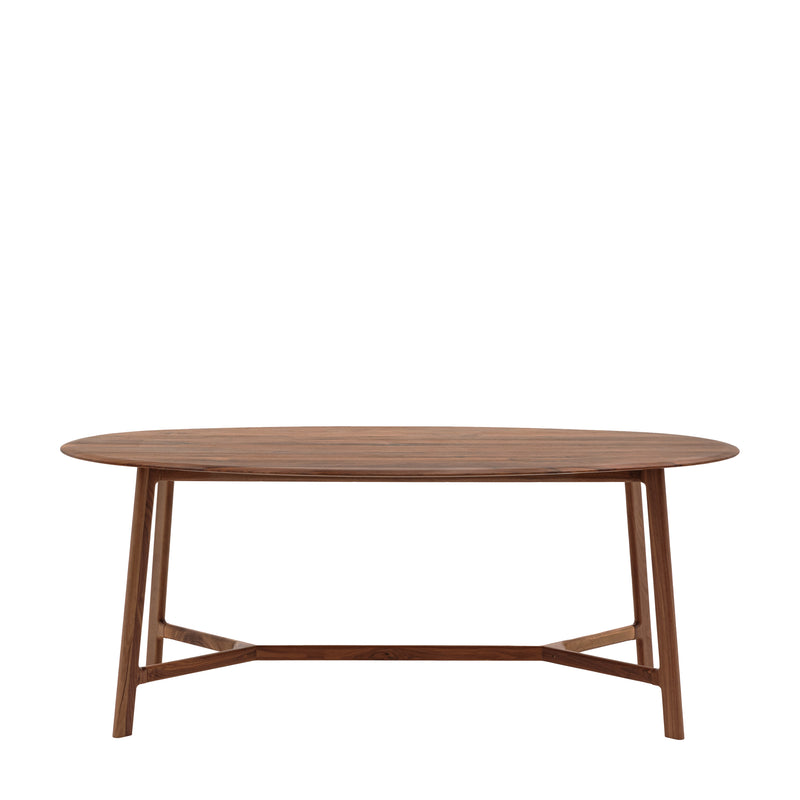 Madrid Oval Dining Table Walnut - Oval Dining Room Table from SSS Home Needs - Dining table Ireland
