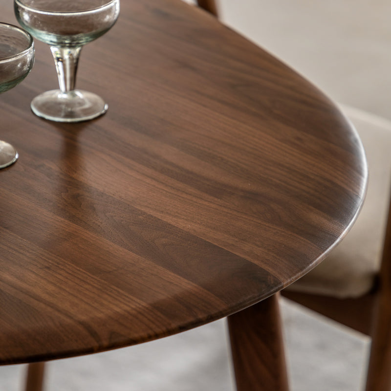 Madrid Oval Dining Table Walnut - Oval Dining Room Table from SSS Home Needs - Dining table Ireland