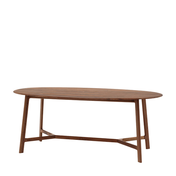 Madrid Oval Dining Table Walnut - Oval Dining Room Table from SSS Home Needs - Dining table Ireland