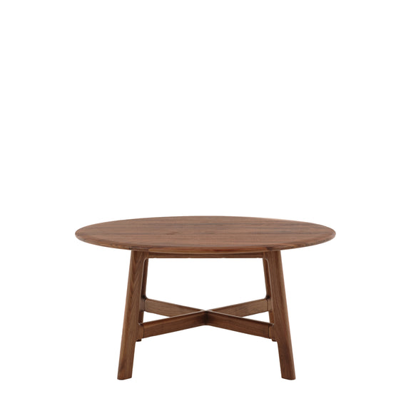 Madrid Round Walnut Coffee Table from SSS Home Needs - Living room furniture Ireland