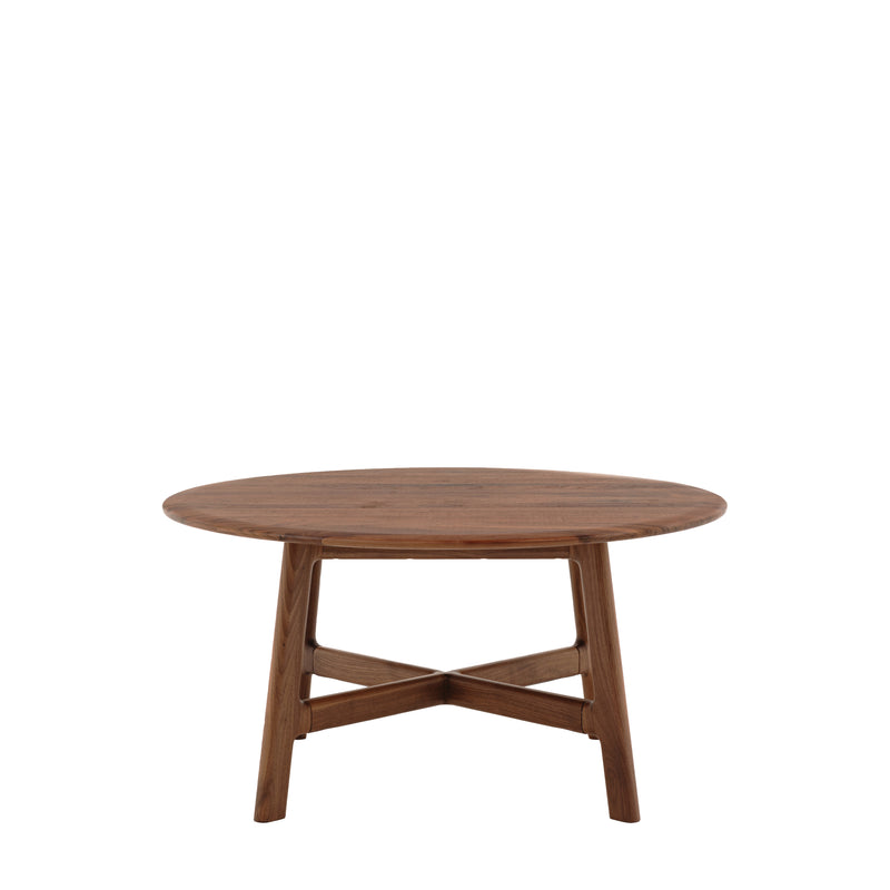 Madrid Round Walnut Coffee Table from SSS Home Needs - Living room furniture Ireland