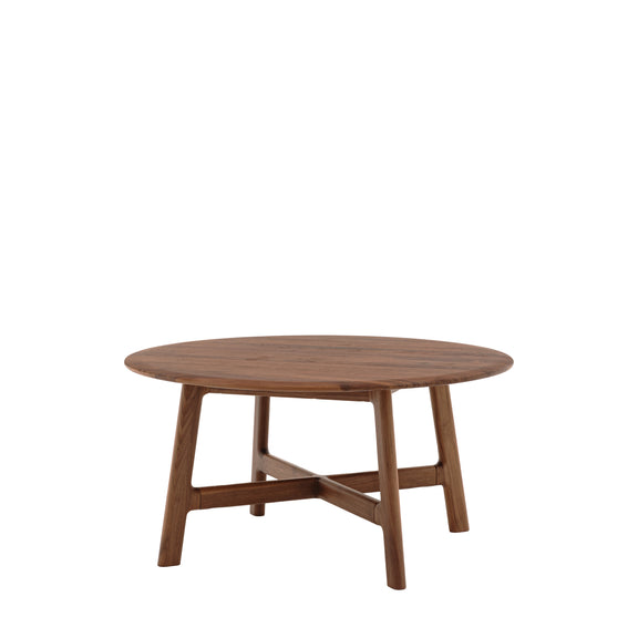Madrid Round Walnut Coffee Table from SSS Home Needs - Living room furniture Ireland