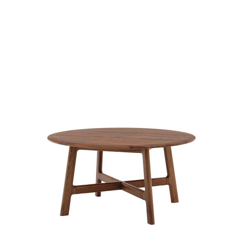 Madrid Round Walnut Coffee Table from SSS Home Needs - Living room furniture Ireland