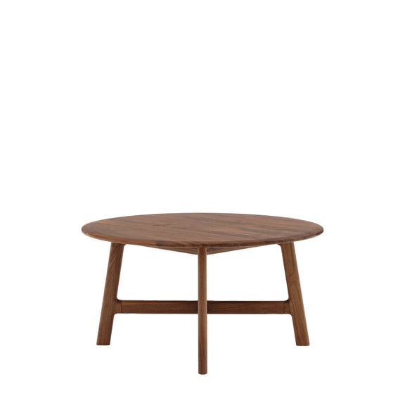 Madrid Round Walnut Coffee Table from SSS Home Needs - Living room furniture Ireland
