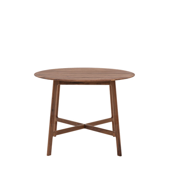 Madrid Round Dining Table Walnut - Round Dining Room Table from SSS Home Needs - Dining table Ireland