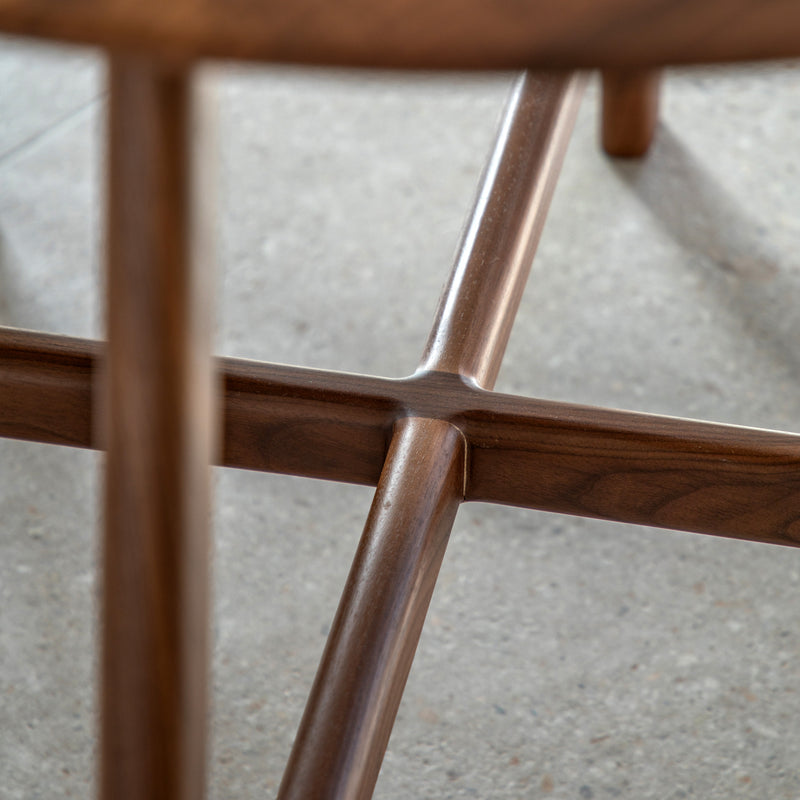 Madrid Round Dining Table Walnut - Round Dining Room Table from SSS Home Needs - Dining table Ireland