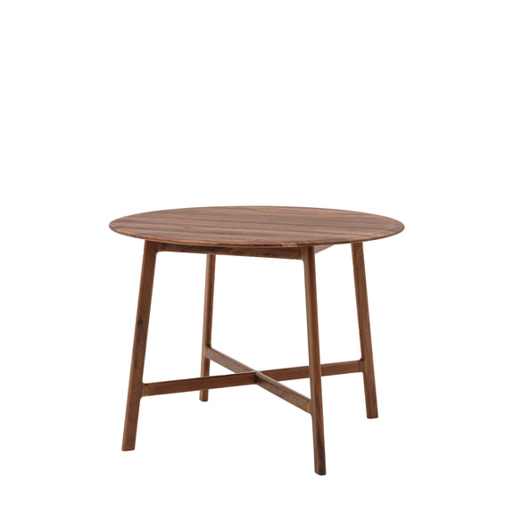 Madrid Round Dining Table Walnut - Round Dining Room Table from SSS Home Needs - Dining table Ireland