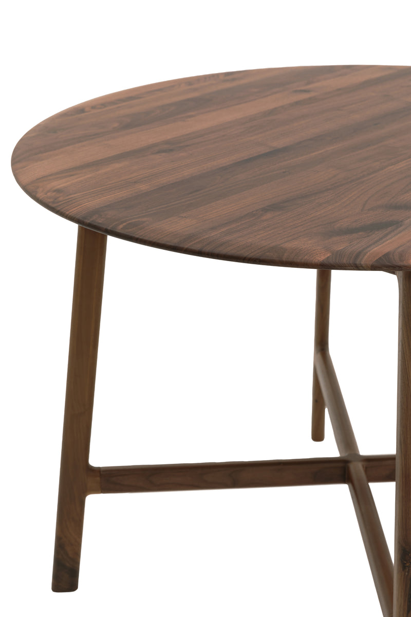 Madrid Round Dining Table Walnut - Round Dining Room Table from SSS Home Needs - Dining table Ireland