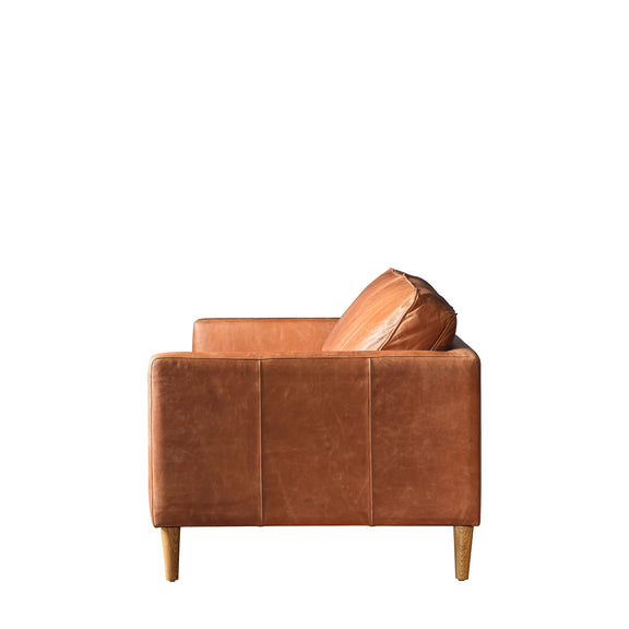 Osborne Vintage Brown Leather 3 Seater Sofa from SSS Home Needs - Living room sofa Ireland