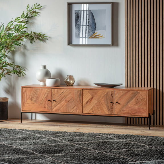Oklahoma 4 Door Media Unit from SSS Home Needs - TV unit Ireland