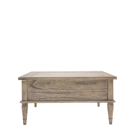 Rustique Square 2 Drawer Coffee Table from SSS Home Needs - Living room furniture Ireland