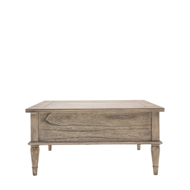 Rustique Square 2 Drawer Coffee Table from SSS Home Needs - Living room furniture Ireland