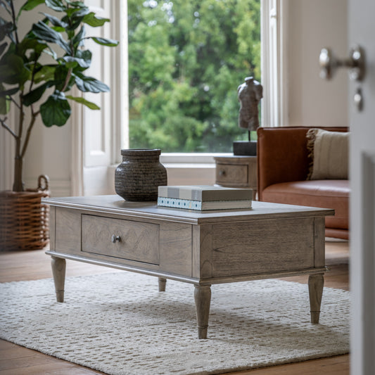 Rustique Push Drawer Coffee Table from SSS Home Needs - Living room furniture Ireland