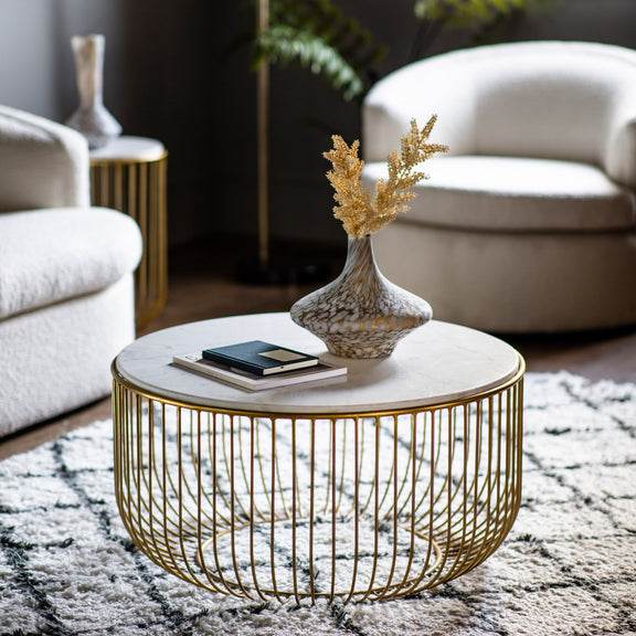 Riley Gold Coffee Table from SSS Home Needs - Living room furniture Ireland