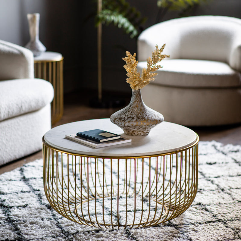 Riley Gold Coffee Table from SSS Home Needs - Living room furniture Ireland