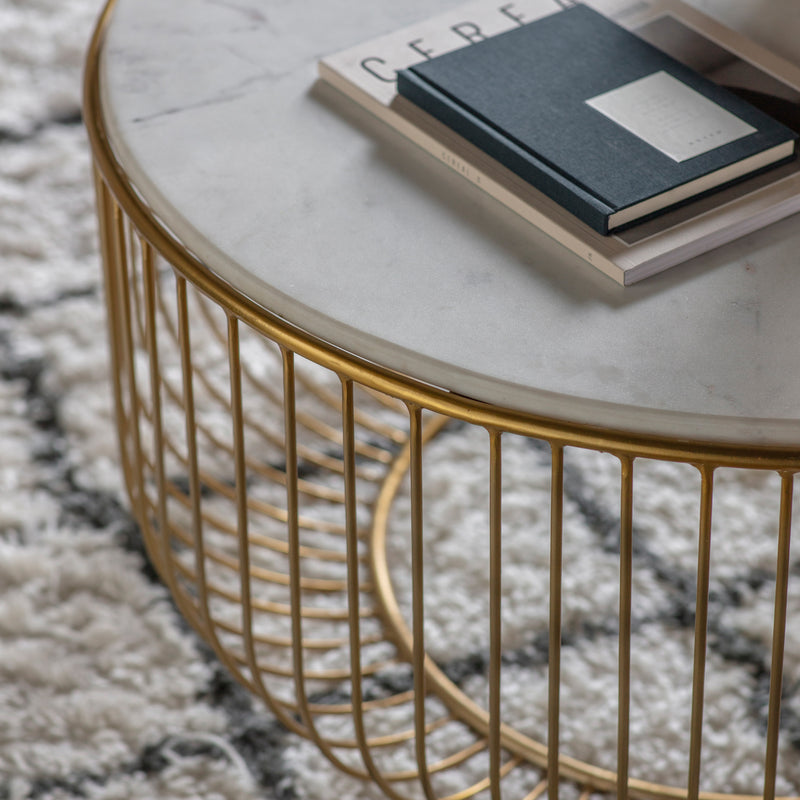 Riley Gold Coffee Table from SSS Home Needs - Living room furniture Ireland