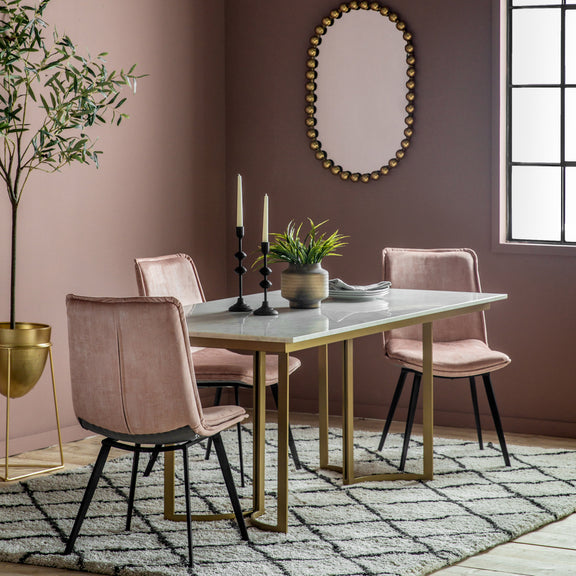 Everton Dining Table Gold from SSS Home Needs - Dining table Ireland