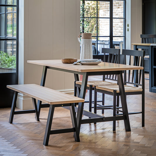 Eton Trestle Table Meteor - Trestle Dining Table from SSS Home Needs - Dining table Ireland