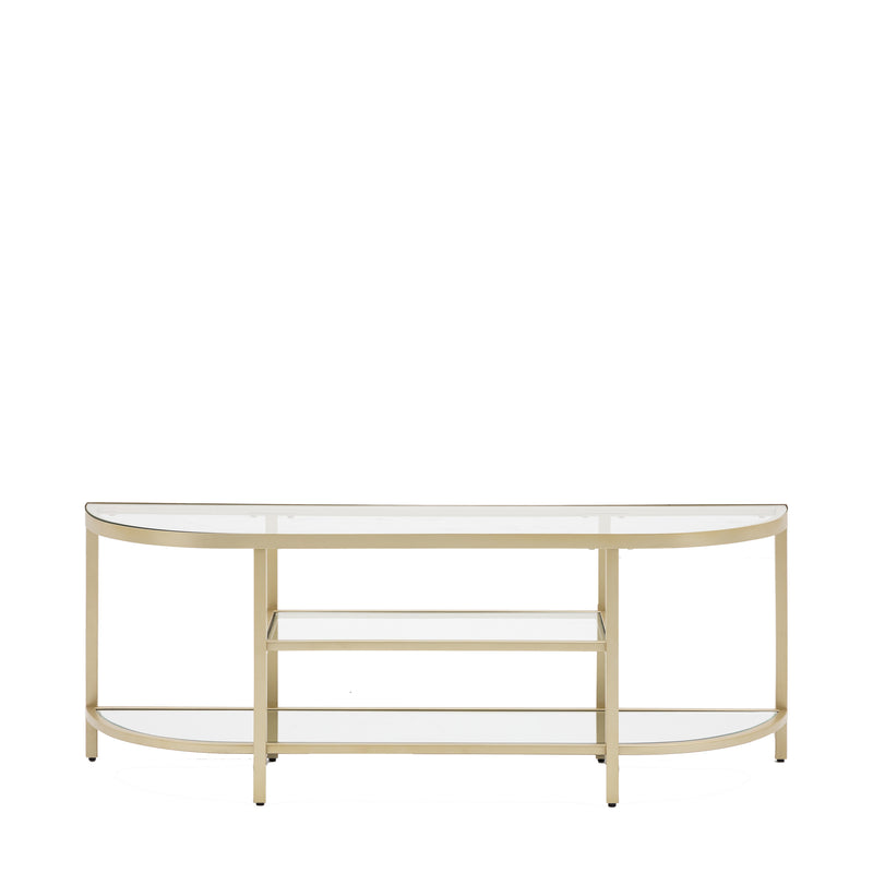 Hudson Media Unit Champagne from SSS Home Needs - TV unit Ireland