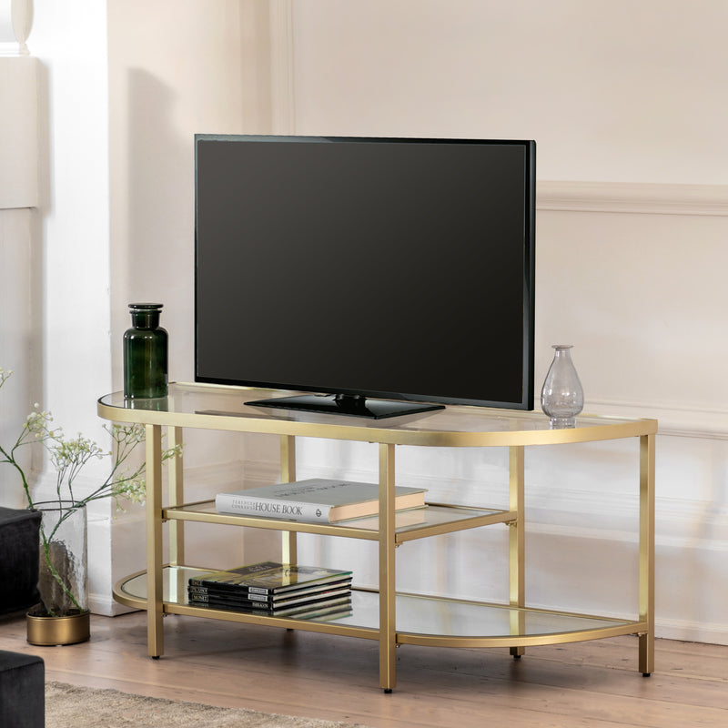 Hudson Media Unit Champagne from SSS Home Needs - TV unit Ireland
