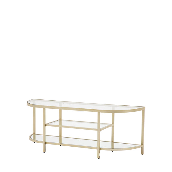 Hudson Media Unit Champagne from SSS Home Needs - TV unit Ireland