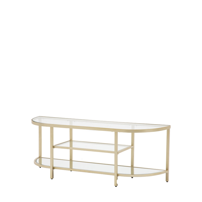 Hudson Media Unit Champagne from SSS Home Needs - TV unit Ireland