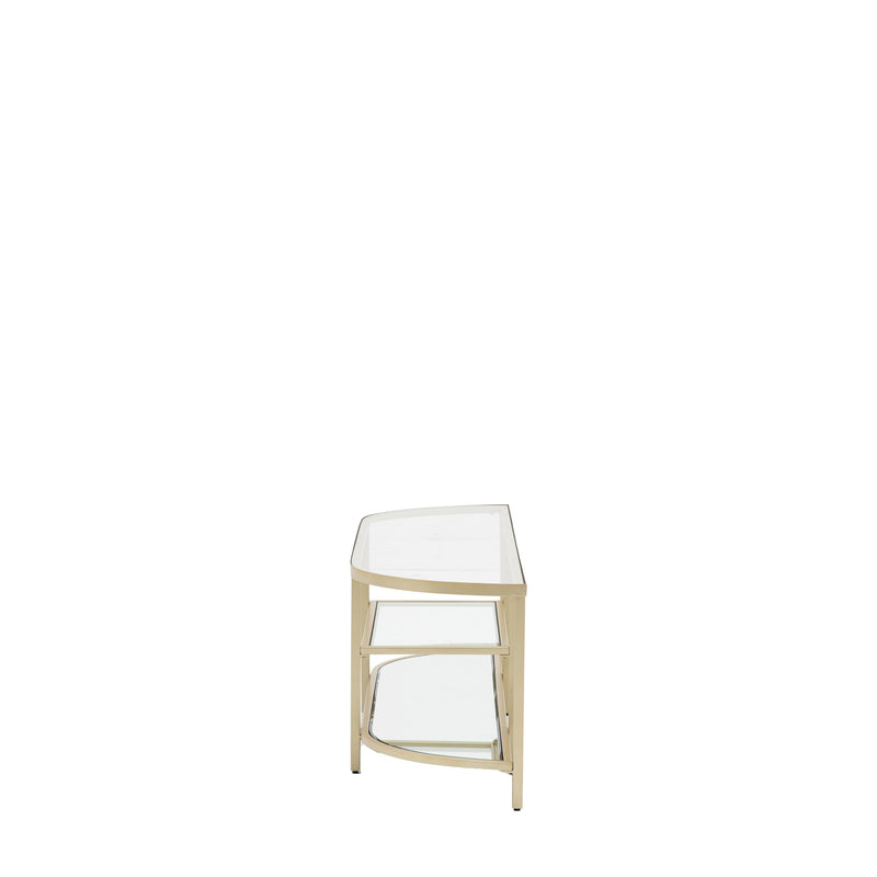 Hudson Media Unit Champagne from SSS Home Needs - TV unit Ireland