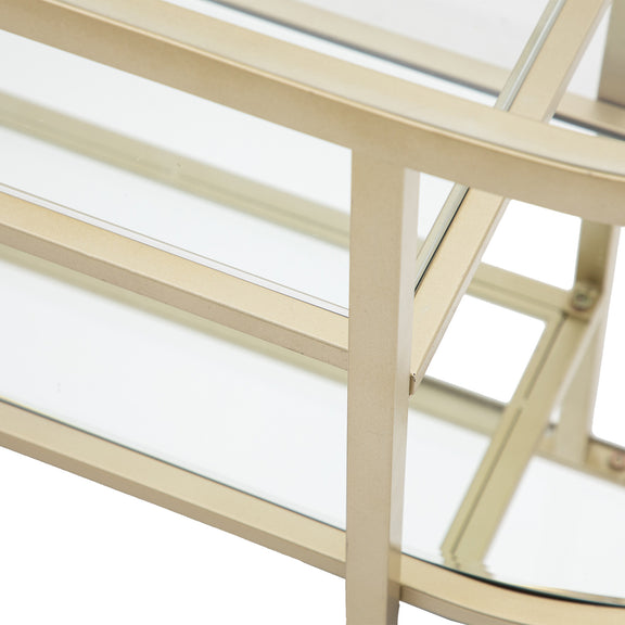 Hudson Media Unit Champagne from SSS Home Needs - TV unit Ireland